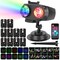 2 In 1 Holiday Projector Light Projection Lamp Indoor Outdoor with 10-Color Ocean Wave 10 HD Slides 3 Bases Remote Control for New Year Valentine's Day Christmas Halloween Thanksgiving Easter